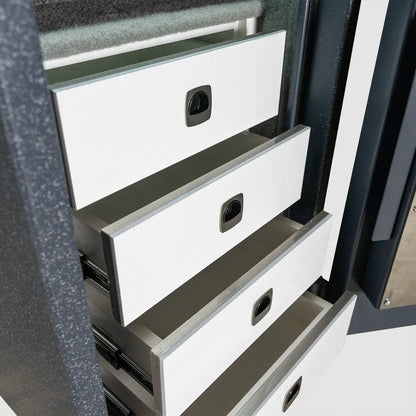 INKAS Triton RSC-Rated Residential Burglary Safe with 1-Hour Fire Protection - Grey