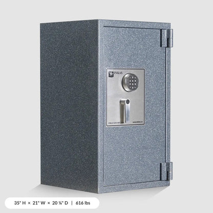 INKAS Triton RSC-Rated Residential Burglary Safe with 1-Hour Fire Protection - Grey