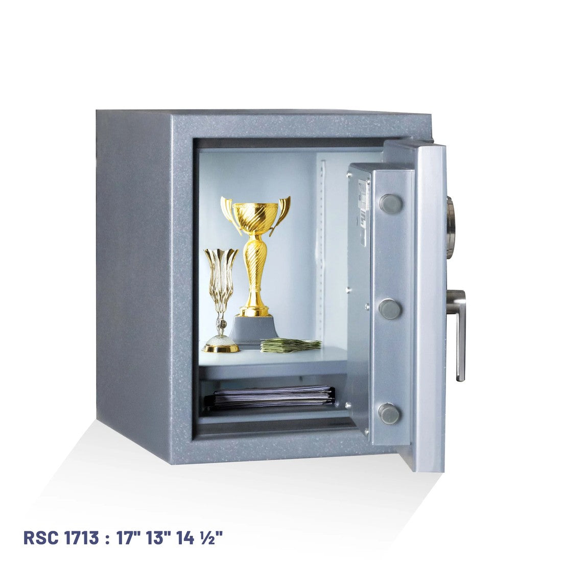 INKAS Triton RSC-Rated Residential Burglary Safe with 1-Hour Fire Protection - Grey