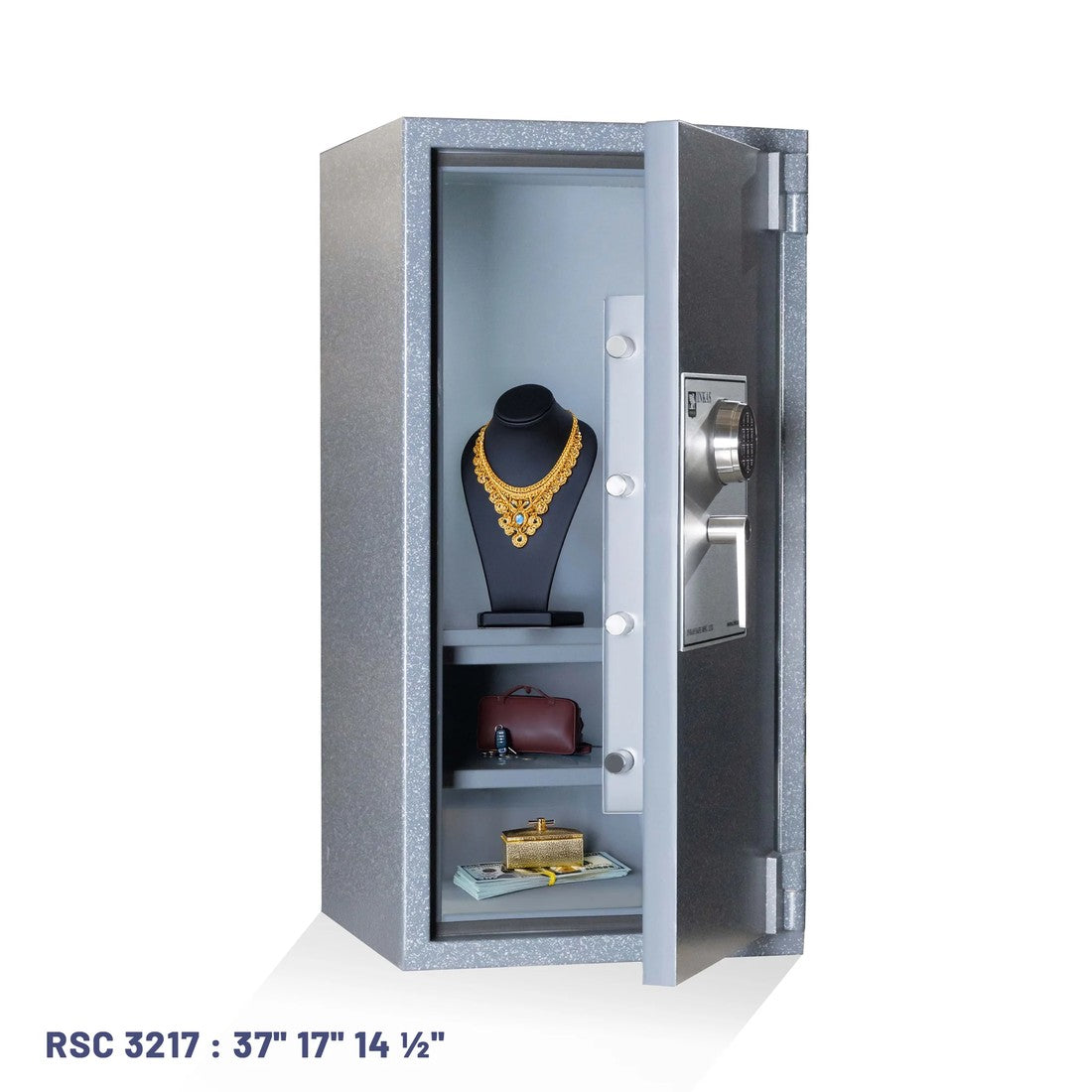 INKAS Triton RSC-Rated Residential Burglary Safe with 1-Hour Fire Protection - Grey