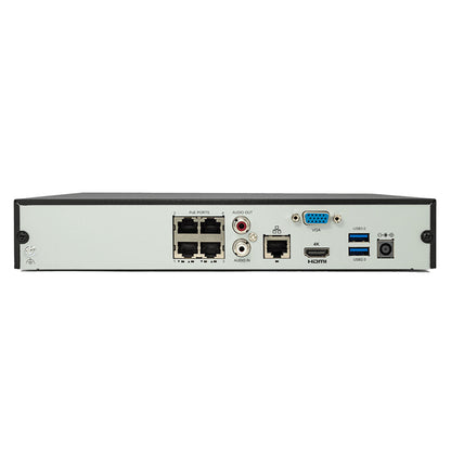 Cymbol 4Channel IP Camera Kit With 4 x 4MP White Turret Cameras and 4Channel 1TB NVR