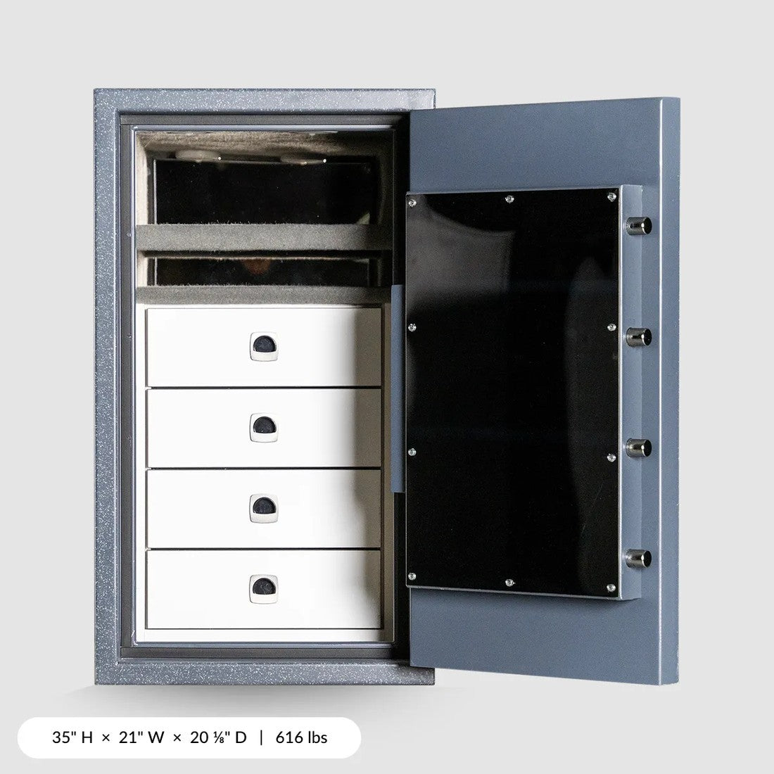 INKAS Triton RSC-Rated Residential Burglary Safe with 1-Hour Fire Protection - Grey
