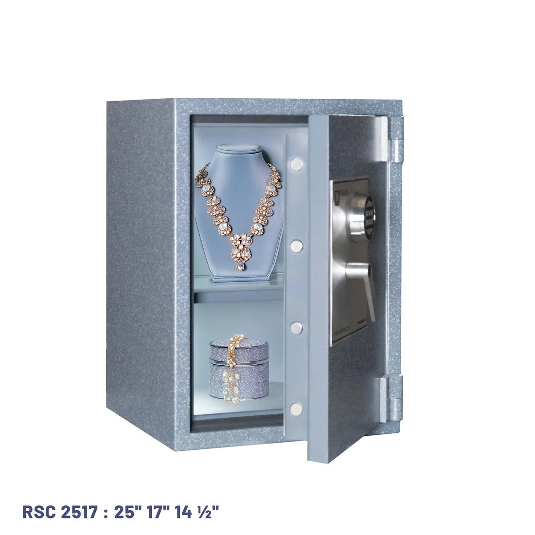INKAS Triton RSC-Rated Residential Burglary Safe with 1-Hour Fire Protection - Grey